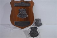 Air Force Plaque and Metal Badges