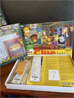 2002 The Simpsons Clue board game