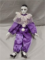 Purple Clown Doll 'Tear in eye