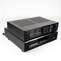 Onkyo TX-80 Tuner Amplifier & Sony CDP-C250Z