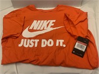 Orange Nike T shirt Large New