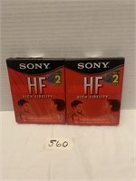 Sony HF 2 Pack lot of 2 Sealed New