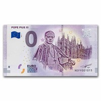 2019 Vatican City Pope Pius Xi Souvenir Banknote