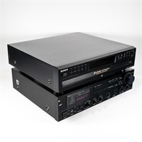 Denon DRA-350 Receiver & Sony CDP-550 CD Player