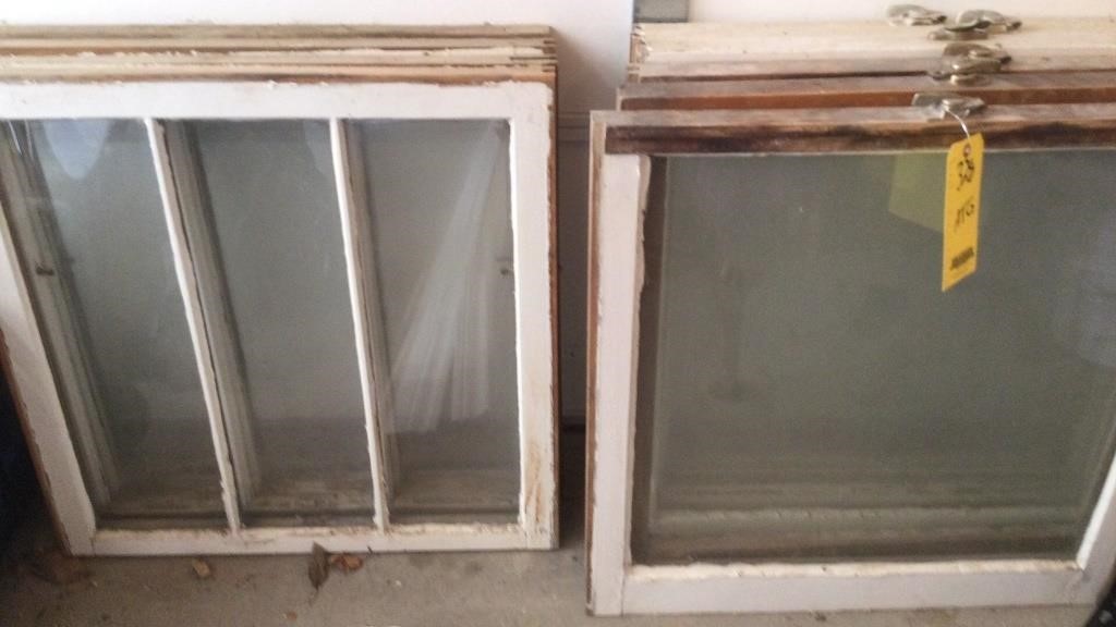 (10) DOUBLE HUNG WINDOWS