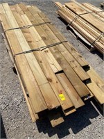 APPROX. 24 PIECES OF 1X6 WOLVANIZED LUMBER, 6-8'