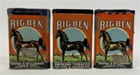 3 Big Ben Tobacco Pocket Tins - 1 Still Sealed