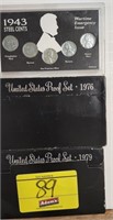1976 & 1976 UNITED STATES PROOF COIN SETS, 1943