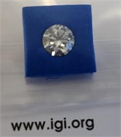 1.60 CARAT ROUND BRILLIANT LAB GROWN DIAMOND,