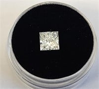 1.52 CARAT PRINCESS CUT LAB GROWN DIAMOND, COLOR