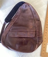 LLBean leather shoulder bag
