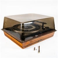 Vintage Dual 1215 Turntable w Dust Cover