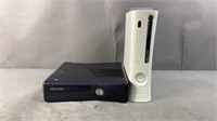 2pc Microsoft Xbox 360 Consoles & Controller