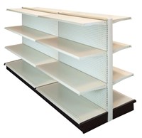 Double Sided Gondola Shelving 4' Sections (2)