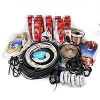 Large Collection of Assorted Audio Cable & Wire