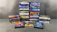 71pc Disney Pixar Kids Movies DVDs