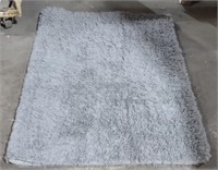 Gray Padded Area Rug, 5' x 84"