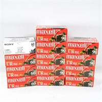 (130) NOS Maxwell & Sony Cassette Tapes