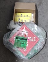 Specimen Bags, Flammable Gas Signs (11")  &