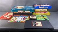 15pc Mixed Board Games w/ Vtg