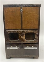 Vintage Wooden Players Pub Cigarette Dispenser