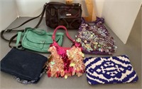 6 ladies' handbags