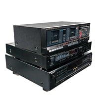 Sharp RT-W800 Cassette, Onkyo T-4150, Sony CDPC415