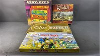 4pc The Simpsons Monopoly w/ Related Board Games