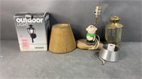 5pc Vtg Character Lamp w/ Related