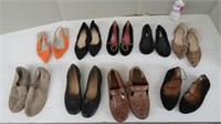 WOMENS FLAT SHOES 7 TO 8.5