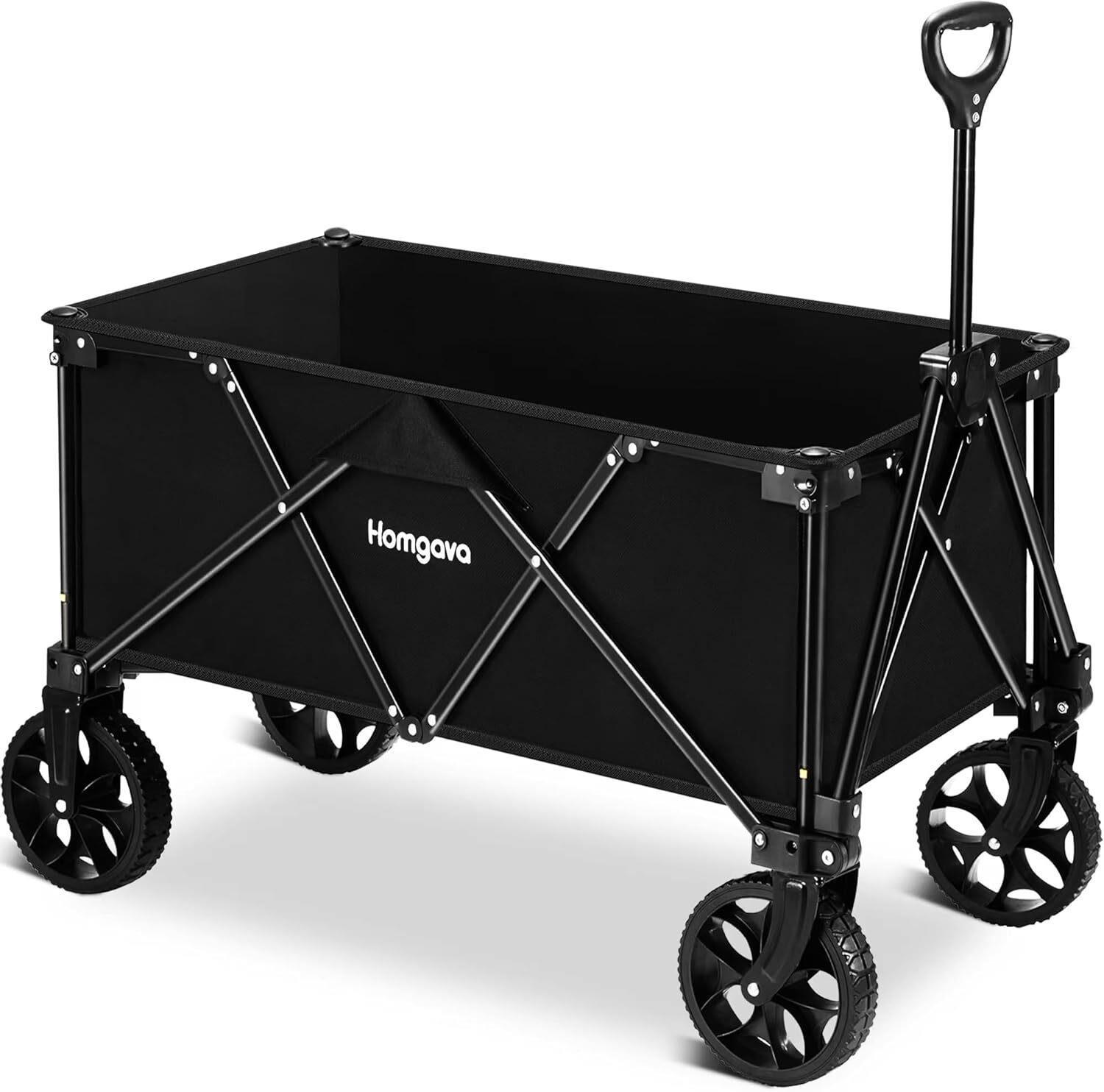 Homgava Folding Wagon Cart  Large Capacity