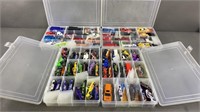 80pc Hot Wheels & Related Diecast w/ Cases