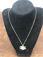 Chanel Marked 2 Pendants & Necklace