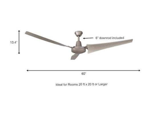 Indoor/Outdoor Ceiling Fan with Wall Control