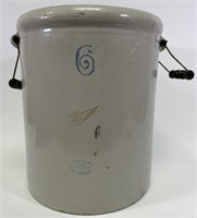 6 Gallon Red Wing Crock with Handles