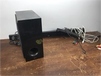 LG Sound Bar & Woofer