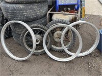 Lot of dirtbike tires & rims