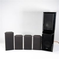 (2) Onkyo Model D-325 & (5) Model D-30 Speakers