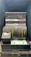 Antique National 1068-G Wooden Cash Register