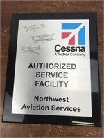 Cessna Authorized Service Facility Plaque