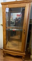 K - CURIO DISPLAY CABINET 59X25"