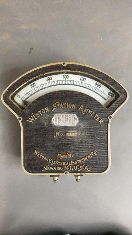 Antique Weston Station Ammeter #226