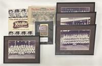 Baseball Memorabilia Incl. Yankees Photo Prints