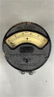 Vtg Weston EI D.C. Volts Meter