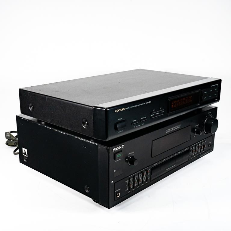 Sony TA-AX311 Amplifier & Onkyo T-4010 Tuner