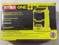 RYOBI 18 V Compact Radio w/ Bluetooth (Model