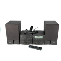 Onkyo Stereo System 501 AM FM Cassette CD Speakers
