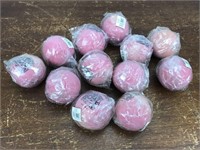 12 Vintage Solid Rubber Balls
