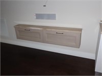 Floating Electronic Equipment Cabinetry