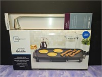 New in box 20" electric griddle & 24" towel bar